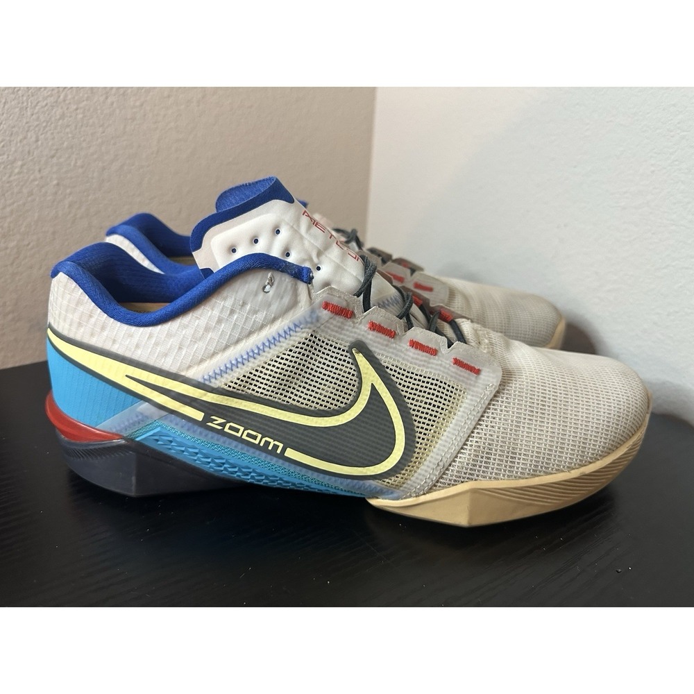 Nike Mens Zoom Metcon Turbo 2 DH3392-100 White Running Shoes Sneakers Size 12